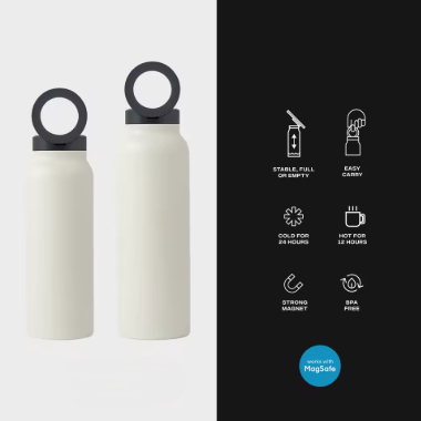 Wasserflasche mit MagSafe